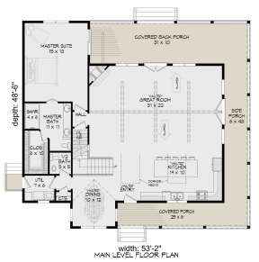 Main Floor for House Plan #940-00431