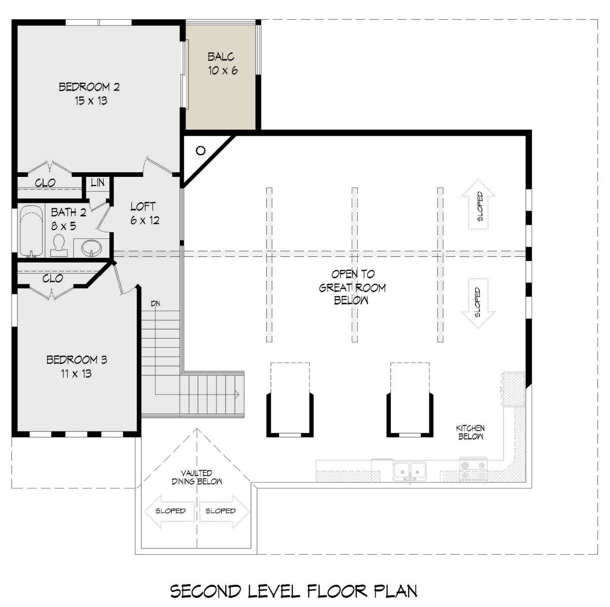 Second Floor for House Plan #940-00431