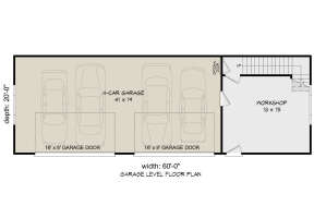 First Floor for House Plan #940-00432