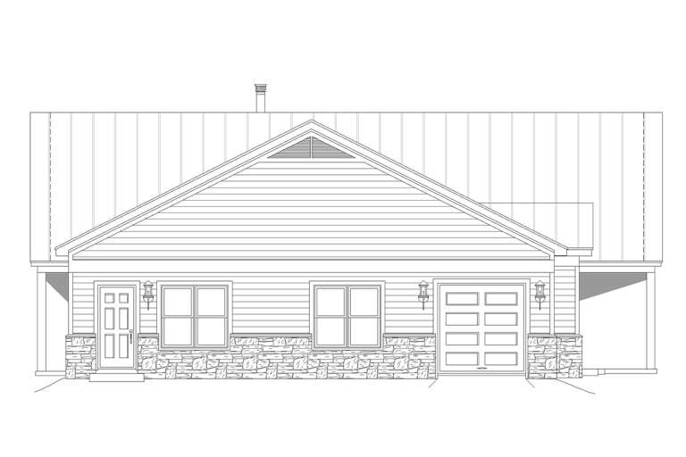 Craftsman House Plan #940-00433 Elevation Photo