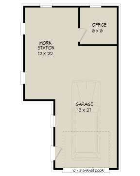 Garage Floor for House Plan #940-00435