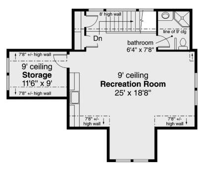 Second Floor for House Plan #035-00986