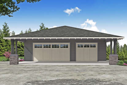 0 Bed, 1 Bath, 0 Square Foot House Plan - #035-00987