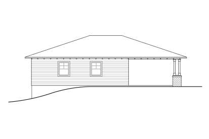 Prairie House Plan #035-00987 Elevation Photo