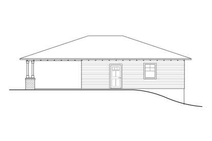 Prairie House Plan #035-00987 Elevation Photo