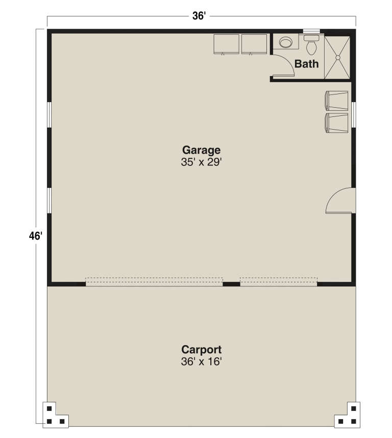 House Plan House Plan #26413 Drawing 1