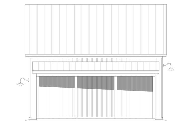 Barn House Plan #940-00436 Elevation Photo