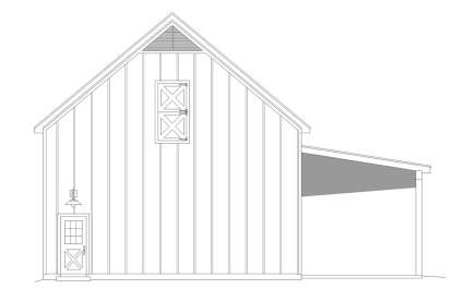 Barn House Plan #940-00436 Elevation Photo