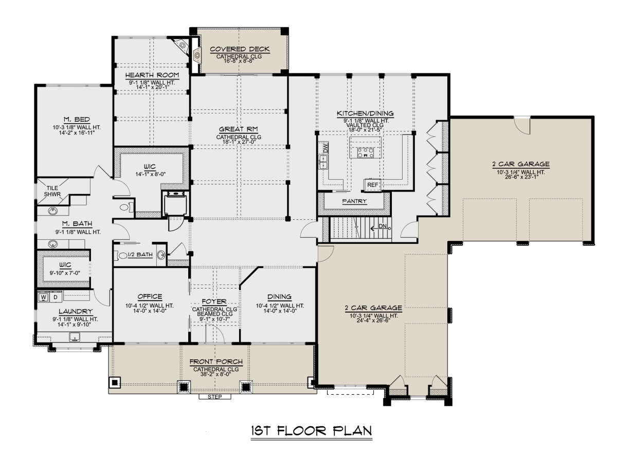 Main Floor for House Plan #5032-00153