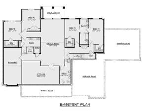 Basement for House Plan #5032-00153
