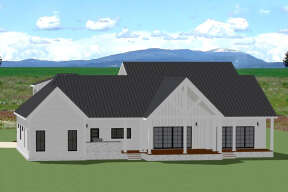 Modern Farmhouse House Plan #6849-00116 Elevation Photo