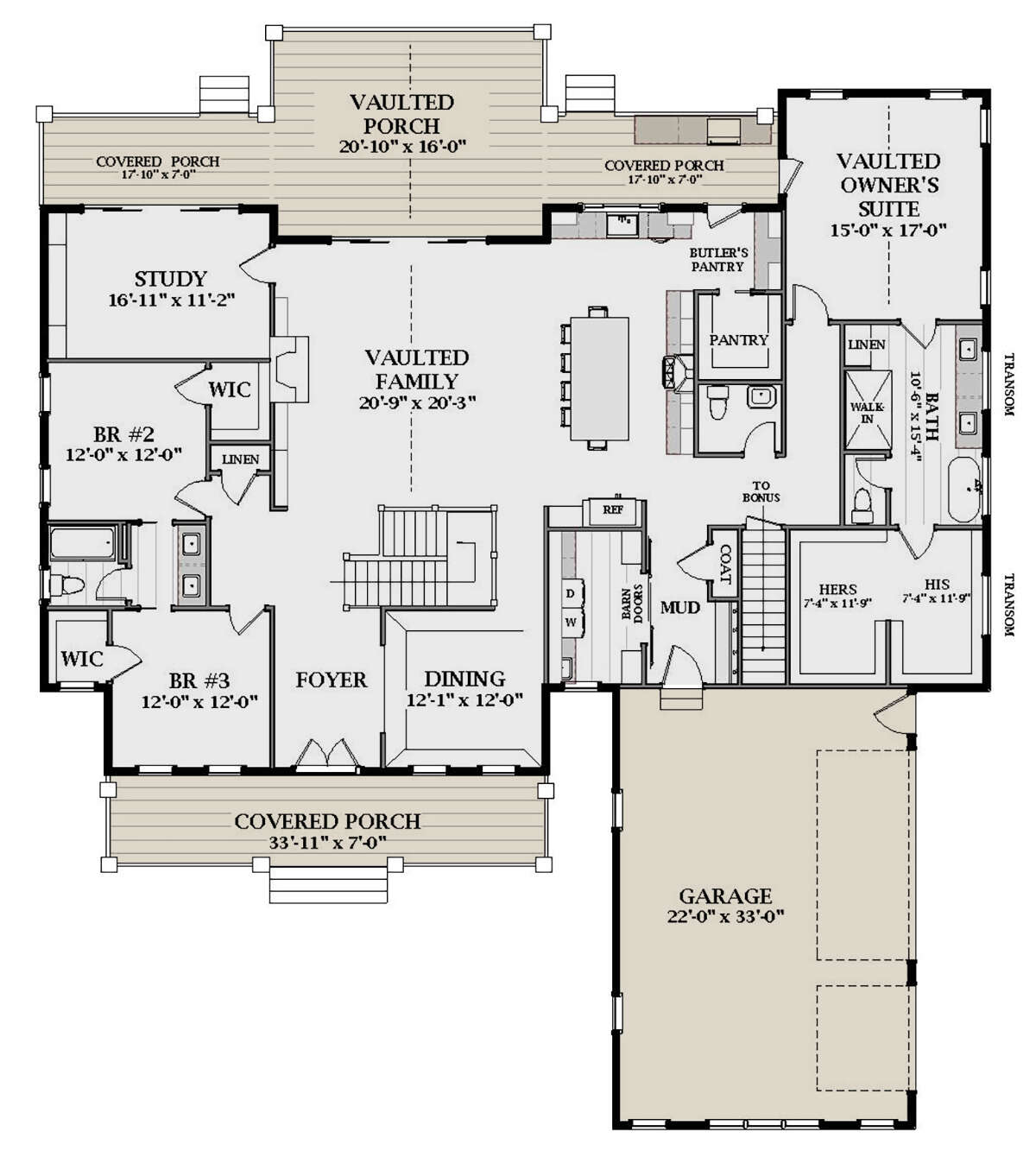 Main Floor for House Plan #6849-00116