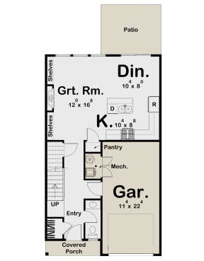 Main Floor for House Plan #963-00636