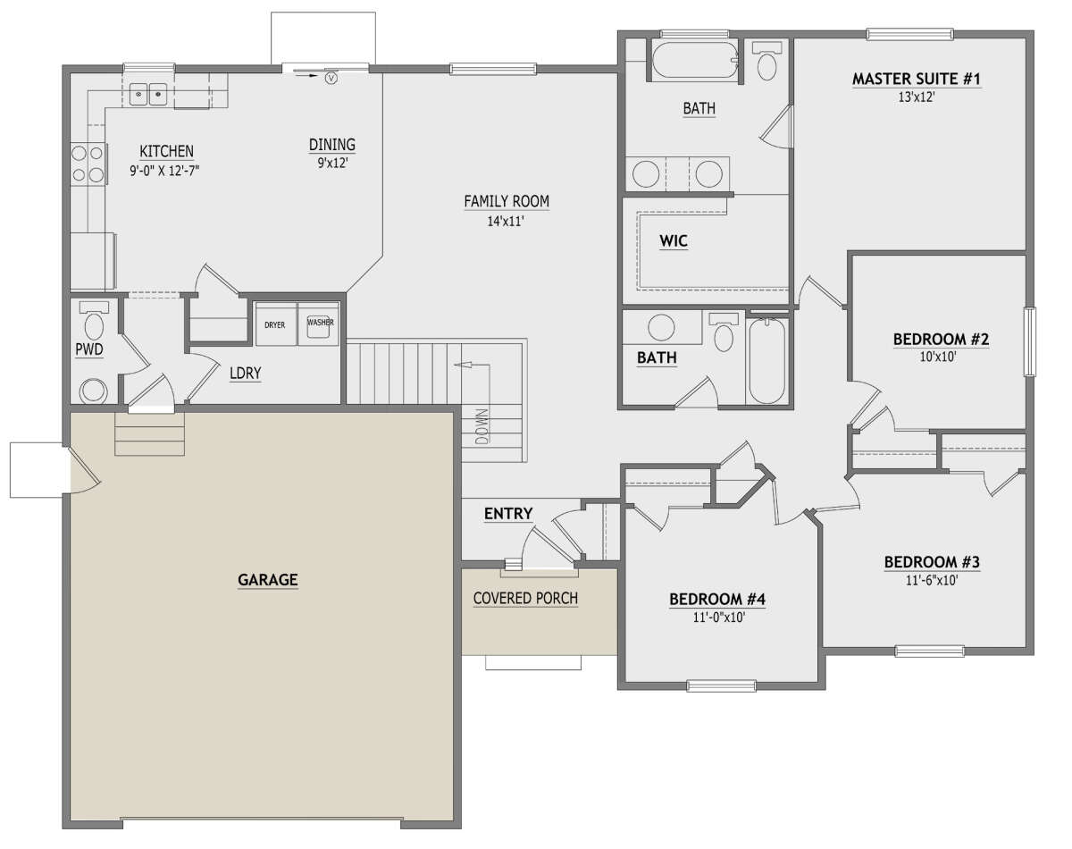 Main Floor for House Plan #8768-00032