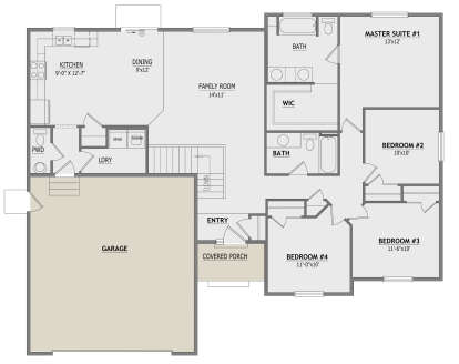 Main Floor for House Plan #8768-00032