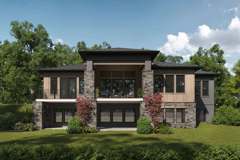 Modern House Plan #5631-00161 Elevation Photo