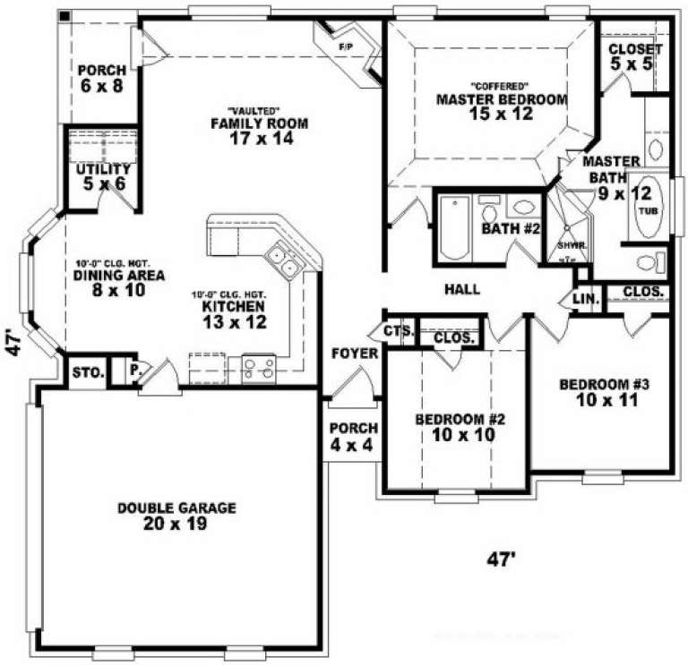 House Plan House Plan #2642 Drawing 1