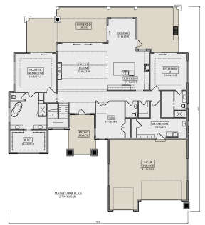 Main Floor for House Plan #5631-00163