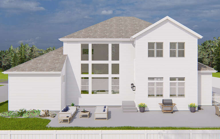 Craftsman House Plan #2802-00137 Elevation Photo