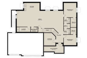 Basement for House Plan #2802-00137