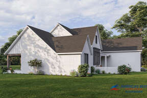 Modern Transitional House Plan #041-00265 Elevation Photo