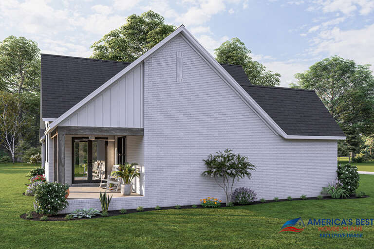 Modern Transitional House Plan #041-00265 Elevation Photo
