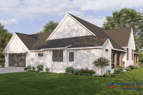 Modern Transitional House Plan #041-00265 Elevation Photo