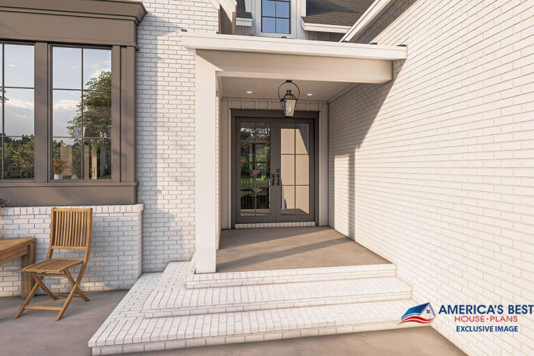 Modern Transitional House Plan #041-00265 Elevation Photo