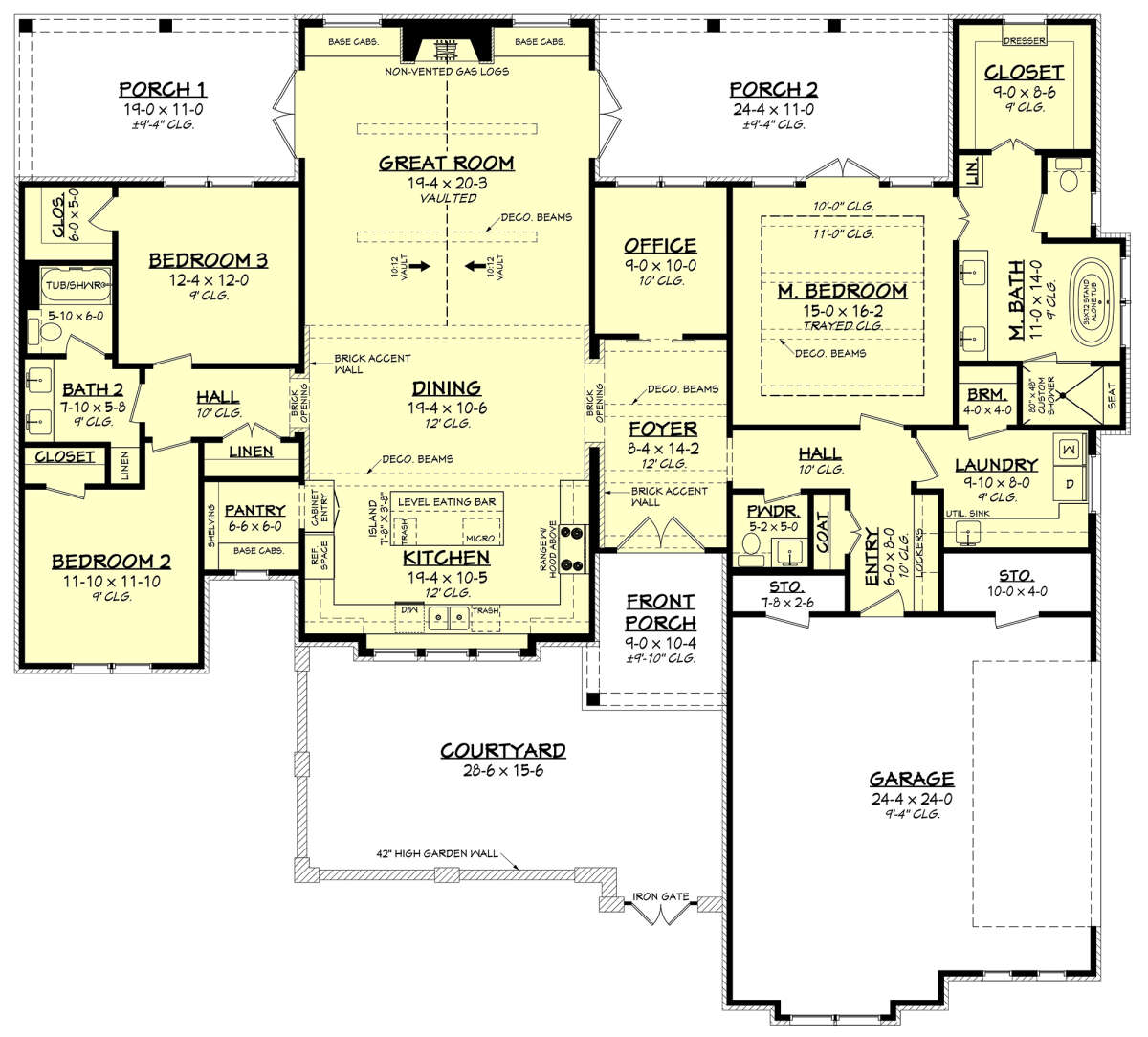 Main Floor for House Plan #041-00265