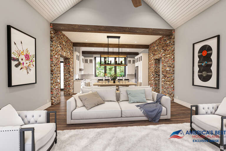 Modern Transitional House Plan #041-00265 Additional Photo