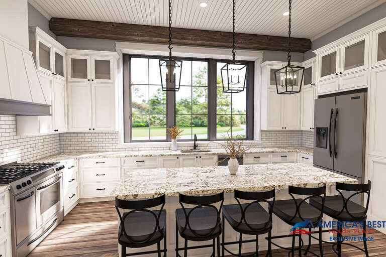 Modern Transitional House Plan #041-00265 Additional Photo