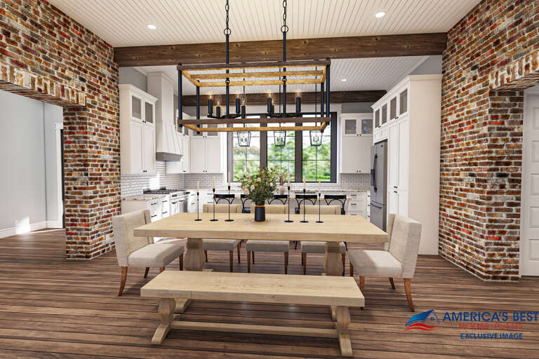 Modern Transitional House Plan #041-00265 Additional Photo