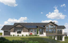 Contemporary House Plan #5631-00164 Elevation Photo