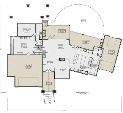 Main Floor for House Plan #5631-00165