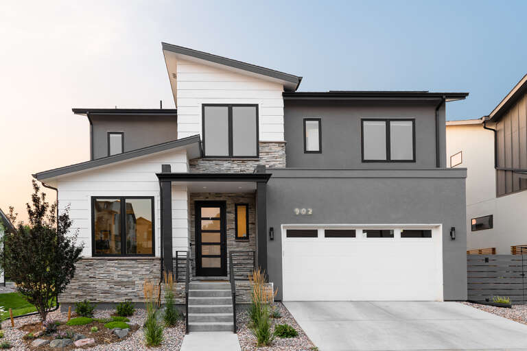 Contemporary House Plan #5631-00166 Elevation Photo