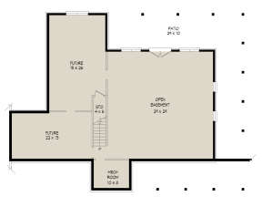 Basement for House Plan #940-00437