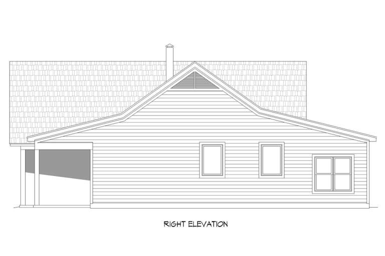 Country House Plan #940-00438 Elevation Photo