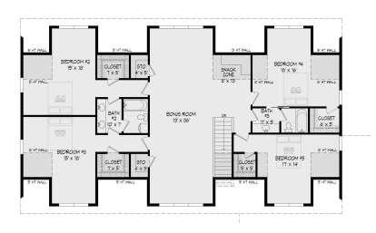 Second Floor for House Plan #940-00442