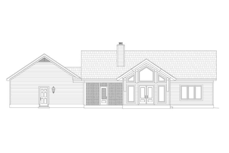 Country House Plan #940-00443 Elevation Photo