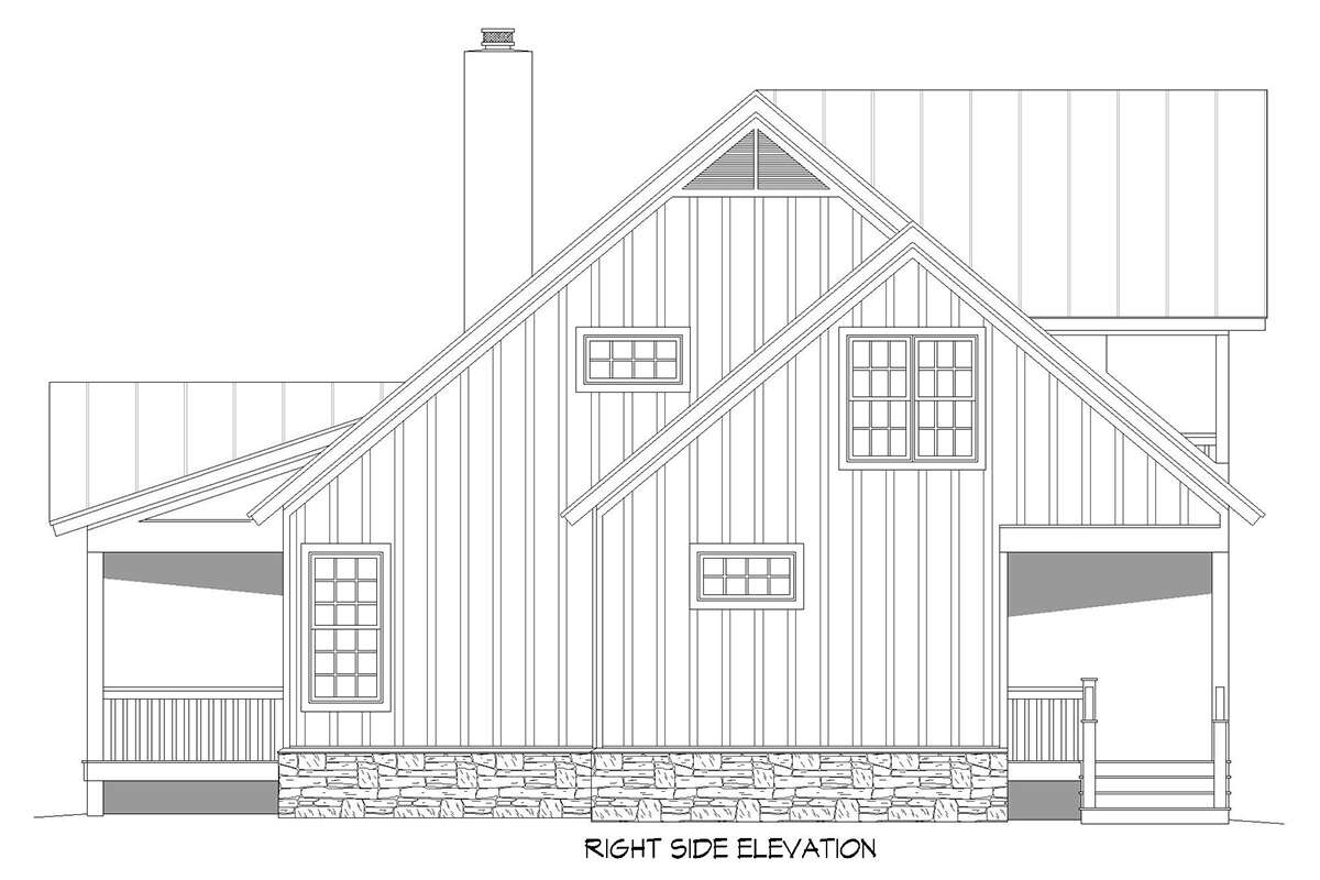 Country House Plan #940-00444 Elevation Photo