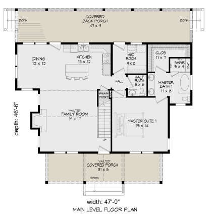 House Plan House Plan #26435 Drawing 1