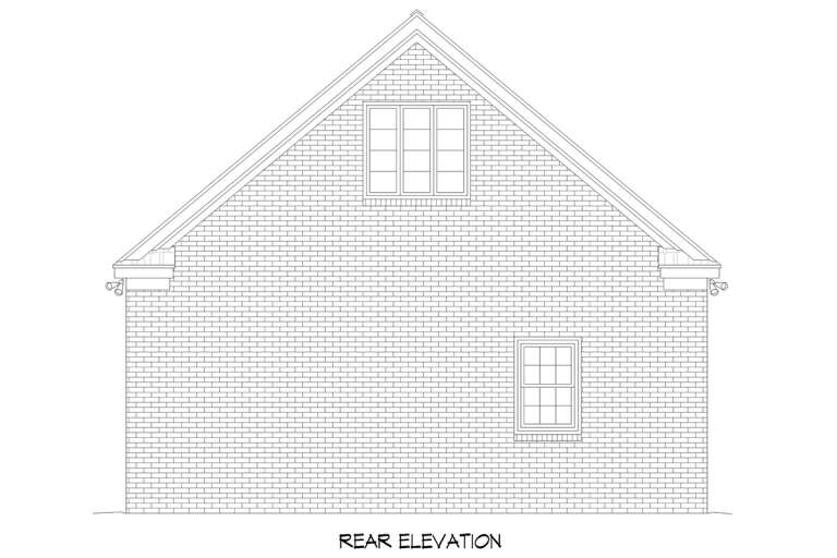 Traditional House Plan #940-00446 Elevation Photo
