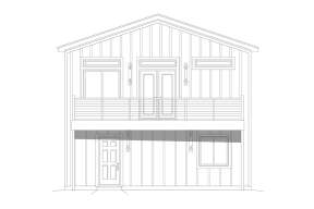 Modern House Plan #940-00449 Elevation Photo