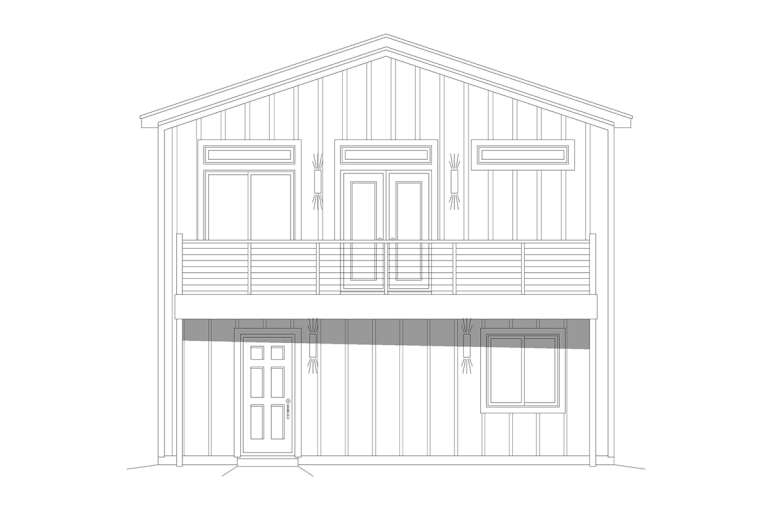 Modern House Plan #940-00449 Elevation Photo