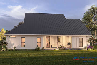 Modern Farmhouse House Plan #041-00266 Elevation Photo