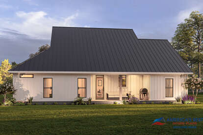 Modern Farmhouse House Plan #041-00266 Elevation Photo