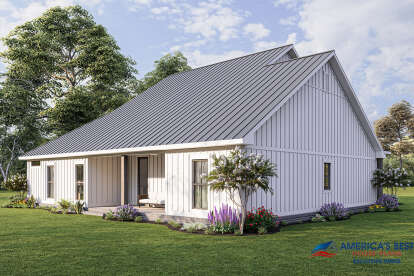 Modern Farmhouse House Plan #041-00266 Elevation Photo