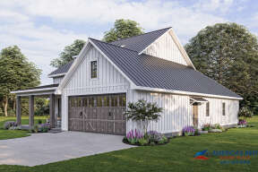 Modern Farmhouse House Plan #041-00266 Elevation Photo