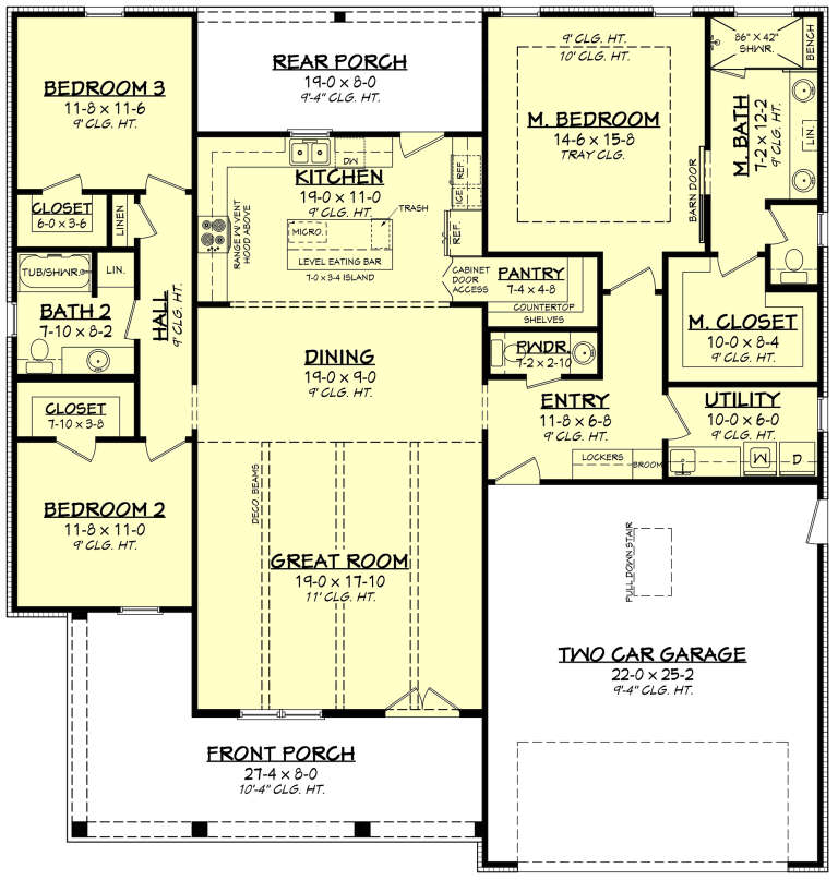 House Plan House Plan #26442 Drawing 1
