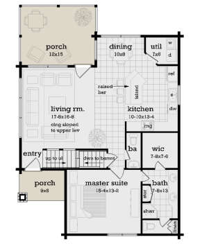 Main Floor for House Plan #048-00283